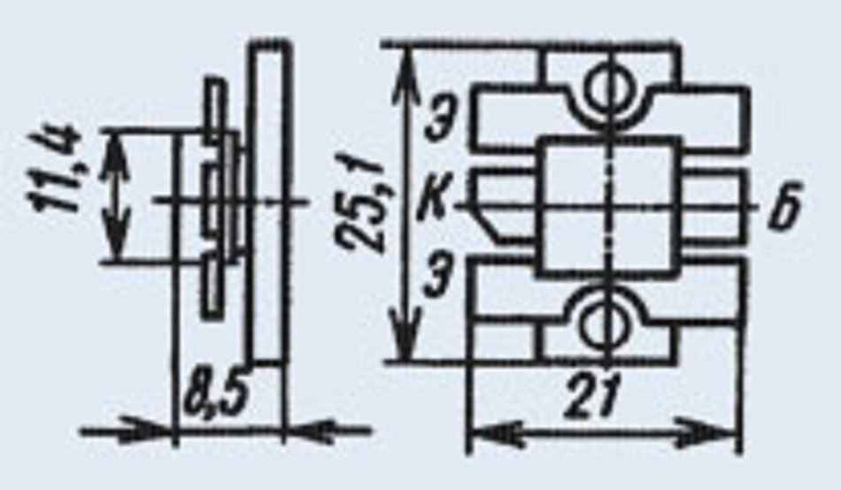 Transistor Silicon KT9116A analogue SD1015, TPV-394 USSR 1 pcs N2
