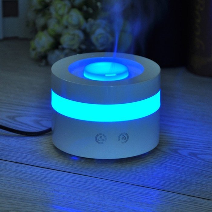 Topc USB Ultrasonic Cool Mist Aroma Humidifier 100ml Essential Oil Diffuser with Color Changing LED Lights N6