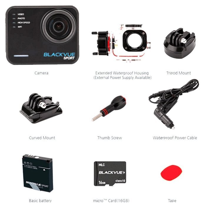 BlackVue SC300 Motorcycle Action Camera Full HD N4