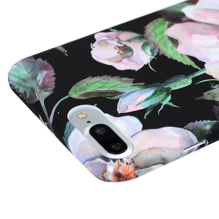 iPhone 7 Plus Case (5.5"), YOKIRIN Printed Fashion Full Matte Hard Touch Slim-Fit Flexible PC Texture Flower Coated... N28