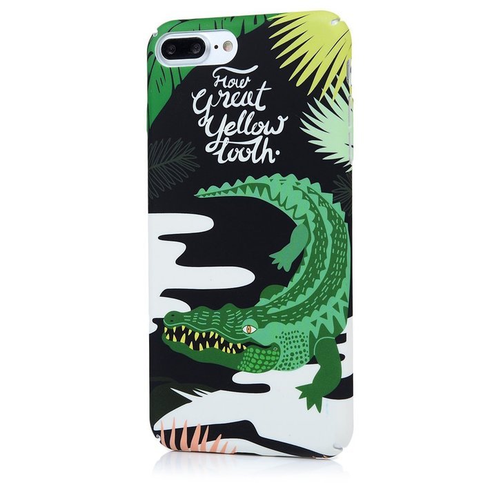 iPhone 7 Plus Case (5.5"), YOKIRIN Printed Fashion Full Matte Hard Touch Slim-Fit Flexible PC Texture Flower Coated... N35