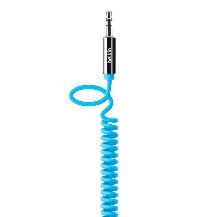 Belkin 6-Foot MIXIT Coiled Aux/Auxiliary Cable (Red) N13