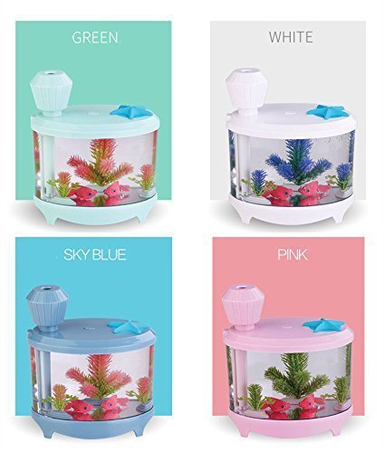 Dewel 460ml Cool Mist Ultrasonic Humidifier Personal USB Humidifier Air Diffuser Purifier Baby Humidifiers with... N5