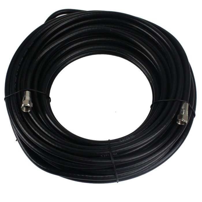 Perfect Vision 036012 50-Feet RG-6 Coaxial Cable with Ends, Black N3