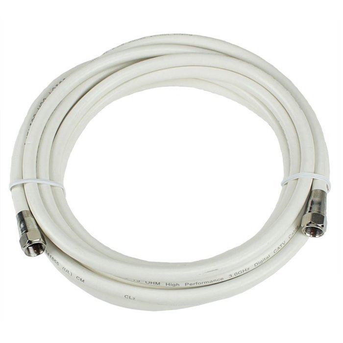 Perfect Vision 036012 50-Feet RG-6 Coaxial Cable with Ends, Black N4