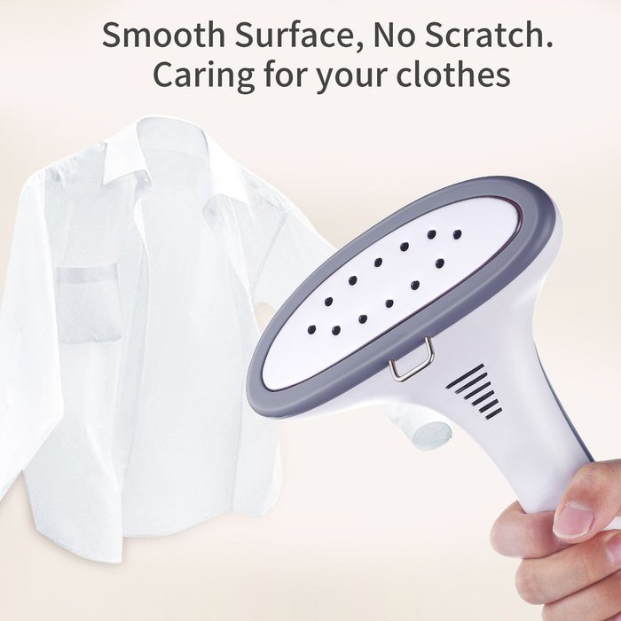 Kazoo 1580W Telescopic Garment Steamer with Fabric Brush and Adjustable Hanger, Household Use N6