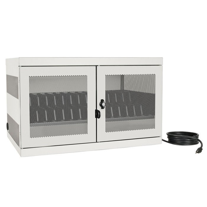 Tripp Lite 16-Port USB Charging Station Cabinet for Tablet, iPad & Android, Charge & Sync, Wall Mount (CS16USB) N28