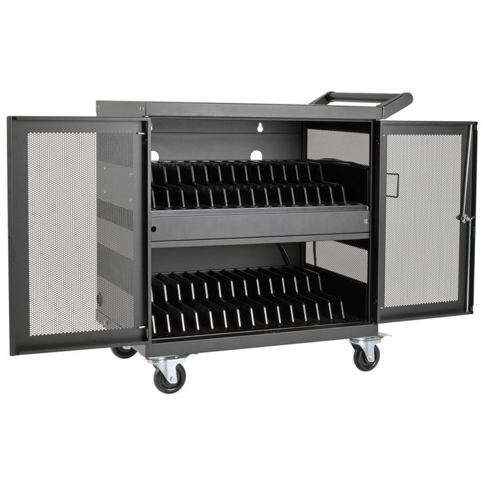 Tripp Lite 16-Port USB Charging Station Cabinet for Tablet, iPad & Android, Charge & Sync, Wall Mount (CS16USB) N31