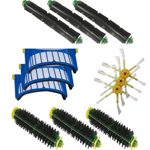 I-clean Replacement Vacuum Cleaner Accessory Kits for iRobot Roomba 500 Series Accessory Kit - Includes: 3 Filters...