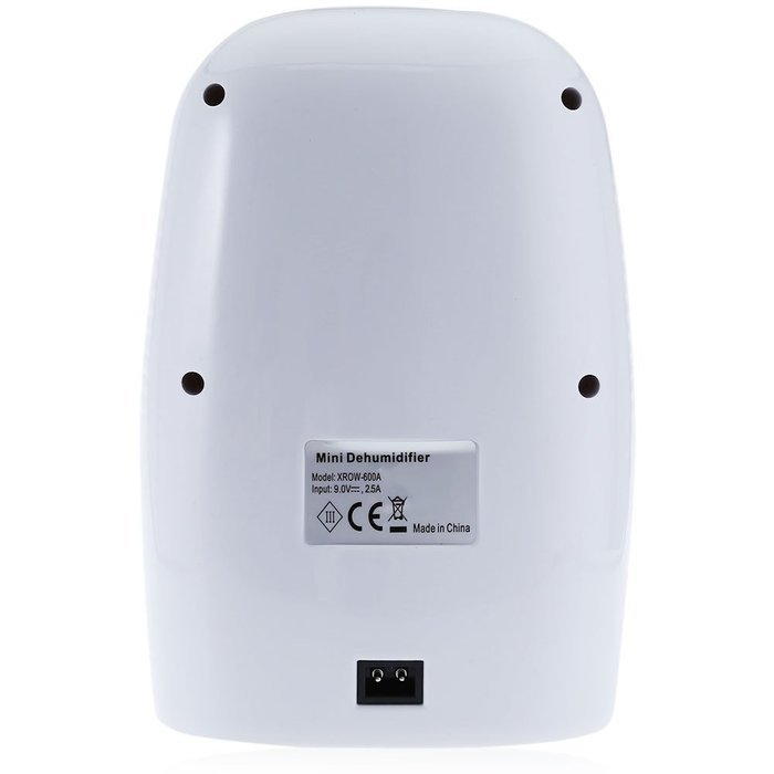 Rubility Portable Mini Semiconductor Household Smart Dehumidifier 250ml/24H White (White and purple) N5