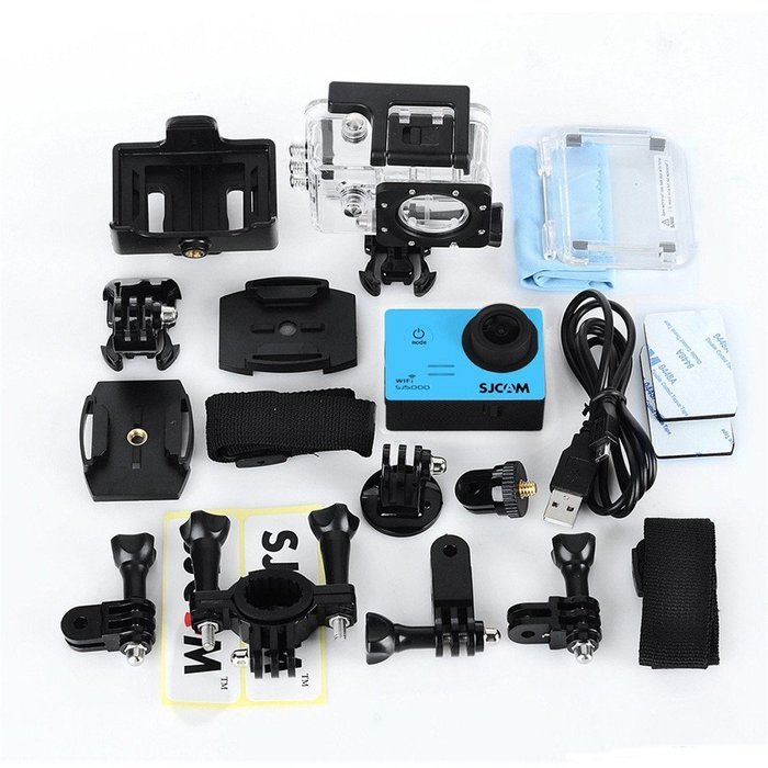 SJCAM SJ5000 WIFI Sports Camera 2 Inch Screen 1080P Video Camcorder Waterproof HD 14MP Action Camera Blue N7