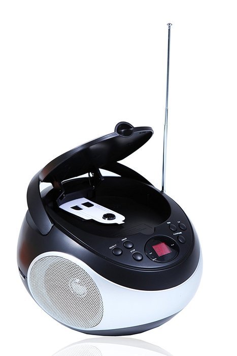 Jaras JJ-Box89 Sport Portable Stereo CD Player with AM/FM Stereo Radio and Headphone Jack N3