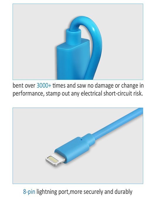 iPhone Charger, X-cable Nylon Braided Apple Lightning Cable USB Sync Cord for iPhone SE/ iPhone 6S 6/6s plus/6... N16