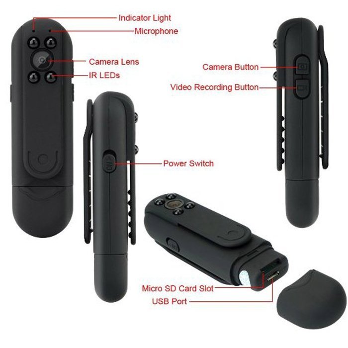 MuLuo 8GB 19201080P HD Motion Detector Camera Portable Meeting Recorder Mini DV Camcorder N4