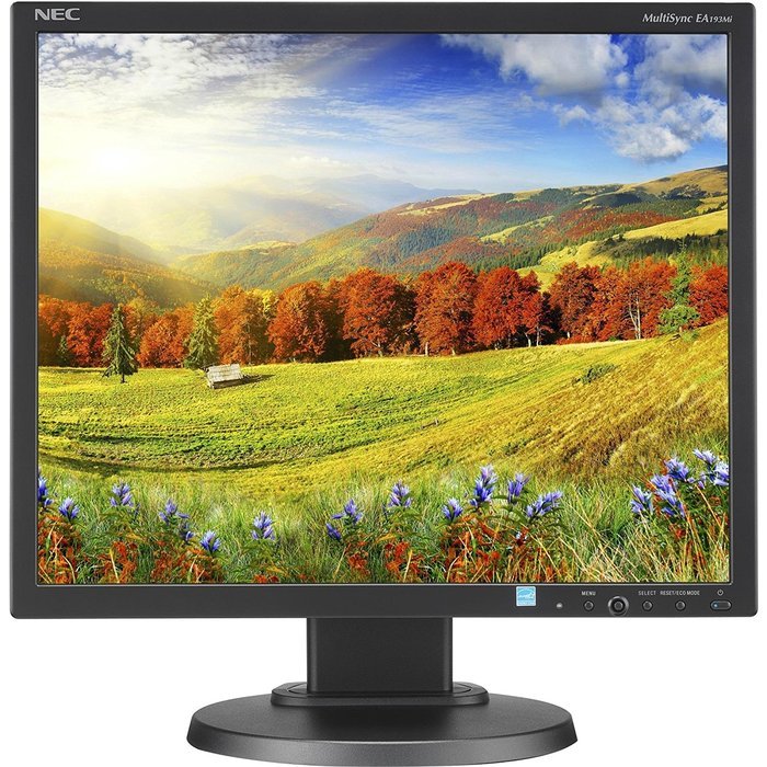 NEC MultiSync EA193MI-BK 19 inch 25000:1 6ms VGA/DVI/DisplayPort LED LCD Monitor w/ Speakers...