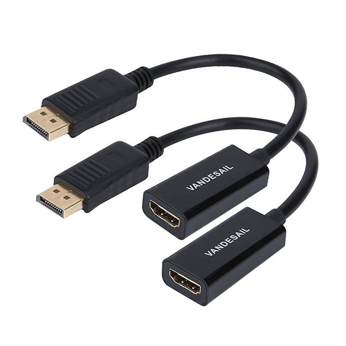 USB HDMI Adapter, VANDESAIL USB 3.0 to HDMI External Video Card Multi Monitor Adapter with Gold Plated for Windows... N40