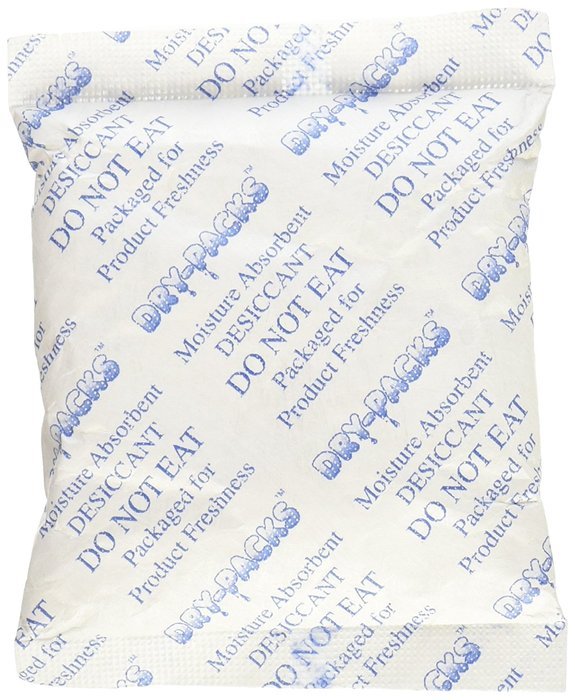 Dry-Packs 56gm Tyvek Silica Gel Packet, Pack of 2 N2
