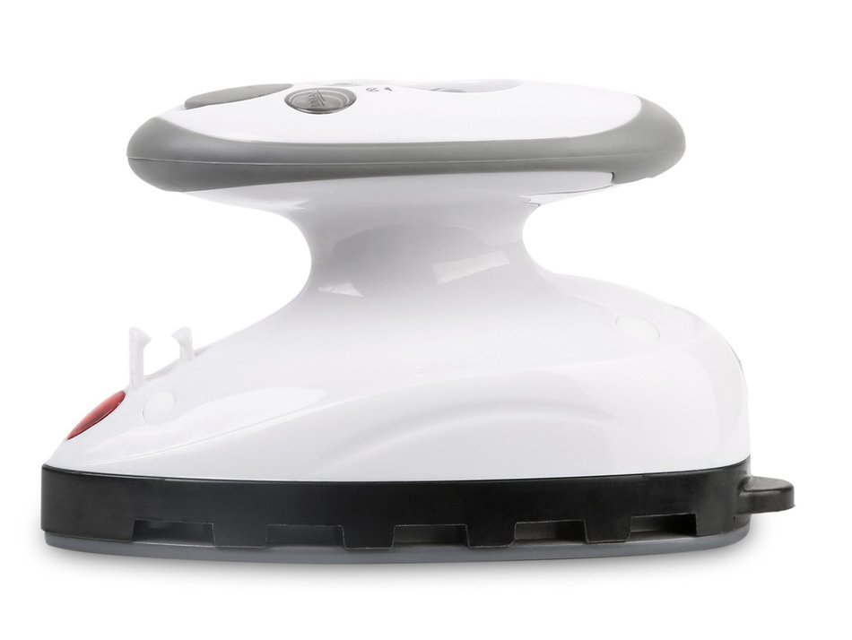 Small Mini Iron - Dual Voltage Compact Design, Great for Travel - Non-Stick Ceramic Soleplate - Dry or Steam Ironing... N3