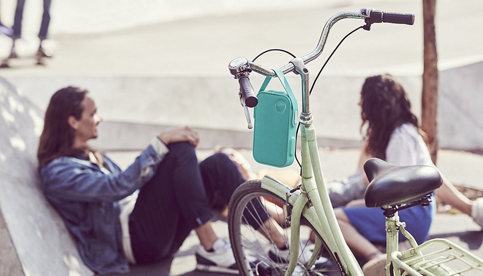 Libratone ONE CLICK Portable Bluetooth Speaker, Caribbean Green N25