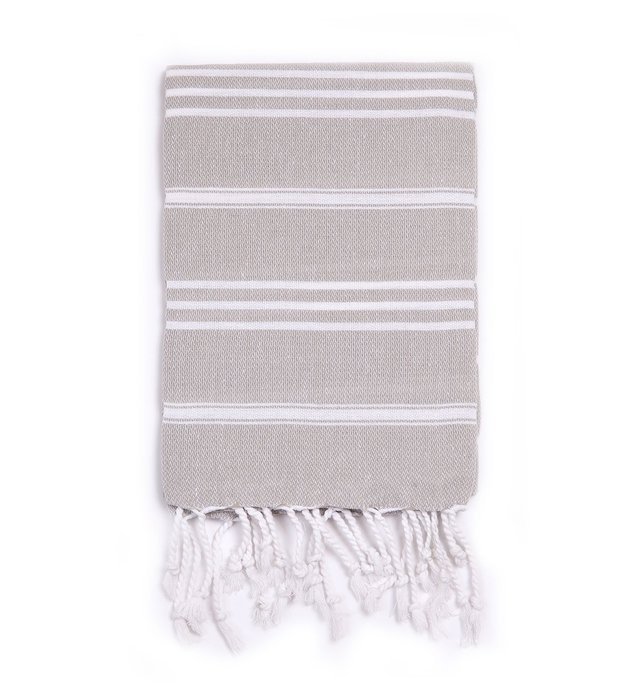 Turkish-T Basic Hand Towel - Black N24