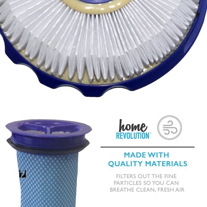Dyson DC41, DC65 & DC66 HEPA Home Revolution Replacement Filter & Washable Pre Filter N2