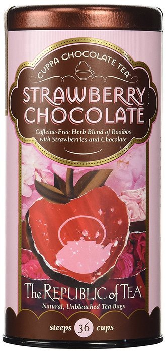 The Republic of Tea, Strawberry Chocolate Tea, 36-Count N6