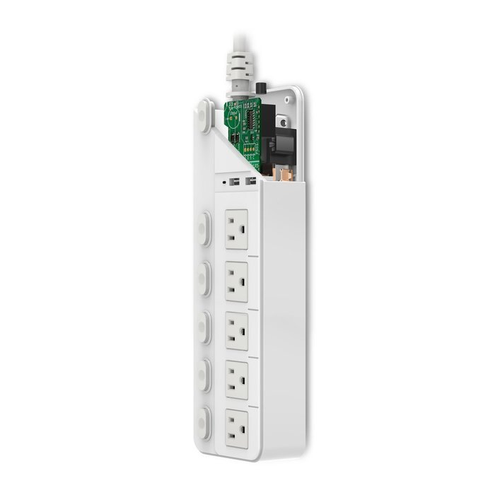 Orico 5 Outlet Home/Office Surge Protector with 20W 2 USB Charging Station ,Individual On/Off Switches N2
