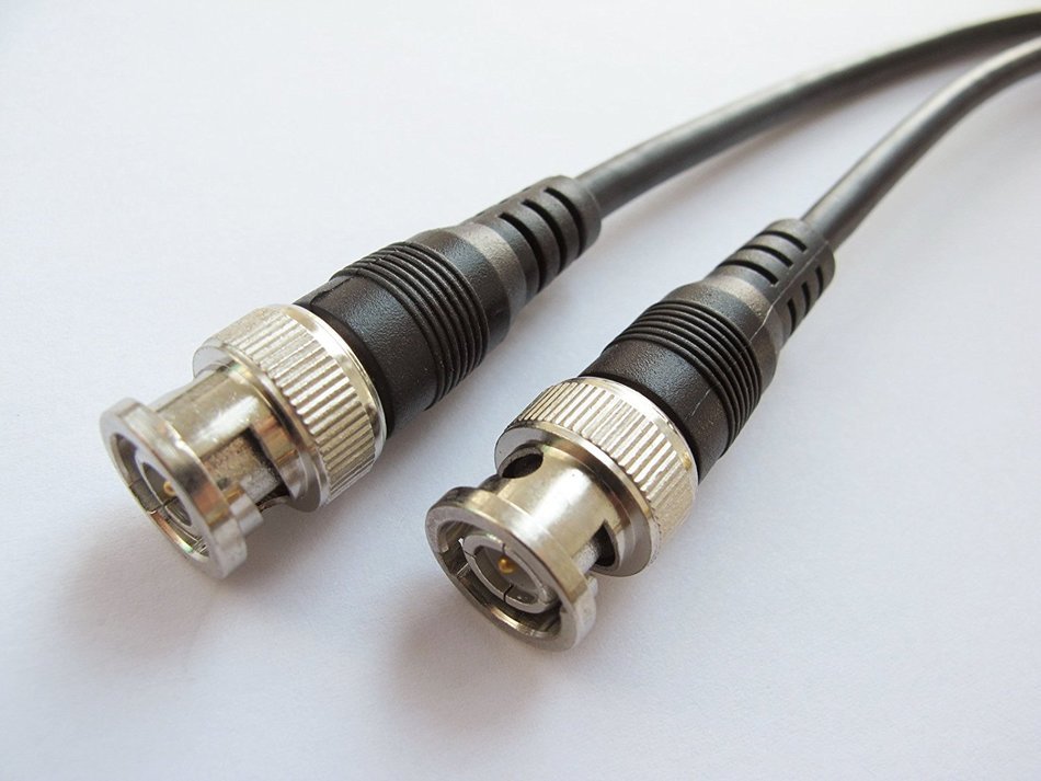 Generic 2 Pcs 20inch BNC Male plug to BNC Male RF Professional RG-58/U Extension Cable for Oscilloscope CCTV Systems...