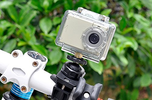 1080p Waterproof Sports Action Camera with 130 Degree Wide Angle Lens - 4x Digital Zoom, 2 Inch Touch Screen N8