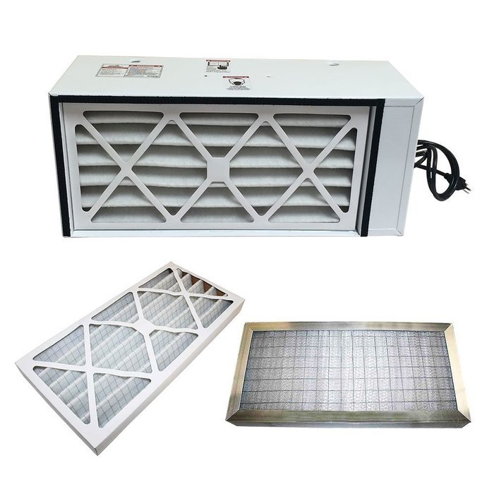 Oasis Machinery DC1700-KIT 3-in-1 Air Cleaner Filteration System