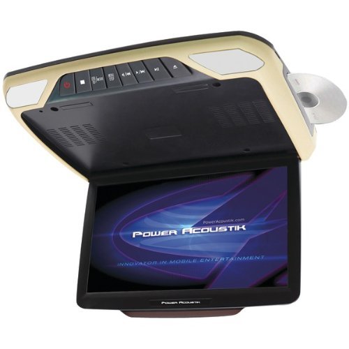 New POWER ACOUSTIK PMD-143H 14.3" Ceiling-Mount DVD Entertainment System with IR & FM Transmitters, 3 Interchangeable...