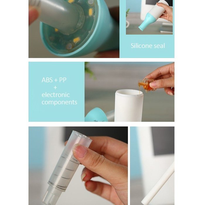 Happy Hours - Cool Bottle USB Air Humidifier with Led Night Lights Function / Aromatherapy Essential Oil Diffuser... N10