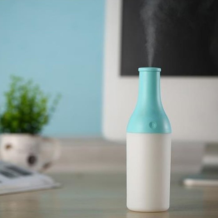 Happy Hours - Cool Bottle USB Air Humidifier with Led Night Lights Function / Aromatherapy Essential Oil Diffuser... N11