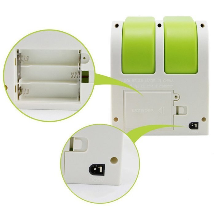 Electric USB Adjustable Angles Dual Air Outlet Conditioning Fan Cooling Desktop Portable Bladeless Blower Mini... N4