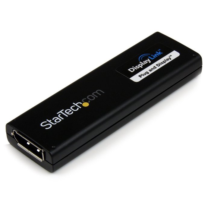 StarTech.com Slim USB 3.0 to DisplayPort Adapter - External Video Card for Multi-monitor DP - 2560x1600 and 1080p N7