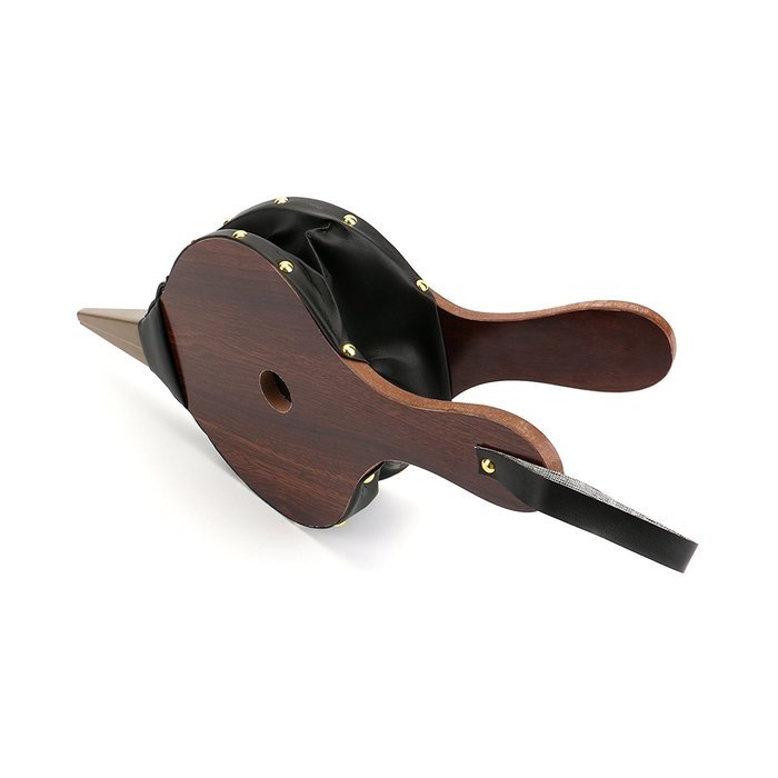 Tosnail Wood Bellows, Fireplace Bellows 15.5" x 6.5", Wood Bellows, Brown Color N4