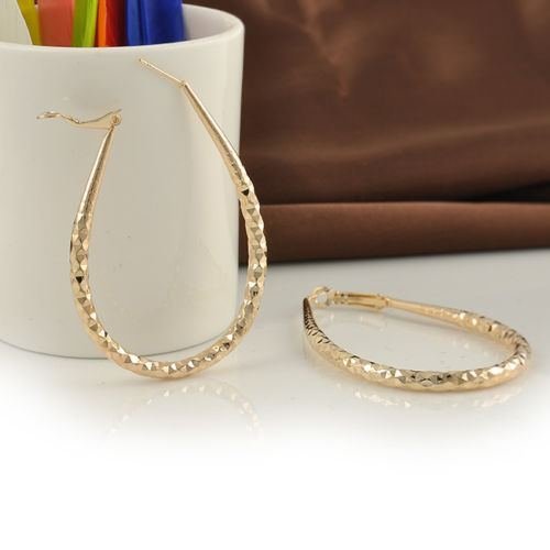 Fashion Women Ear U-Shape Hoop Huggie Dangle Earrings Noble Jewelry Gift N2