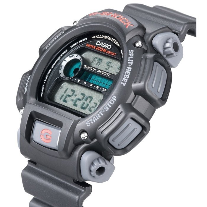 Casio Mens G-Shock Digital Watch, with Shock Resistant, Quartz Digital Movement, and Multi-Function Alarm, Stopwatch... N2