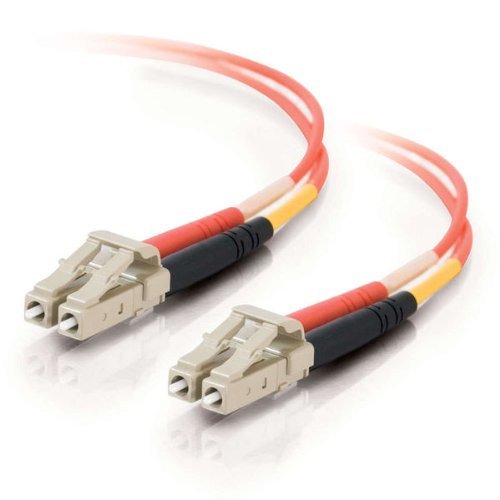 C2G / Cables to Go 36432 LC/LC LSZH Duplex 62.5/125 Multimode Fiber Patch Cable (2 Meters, Orange) N2
