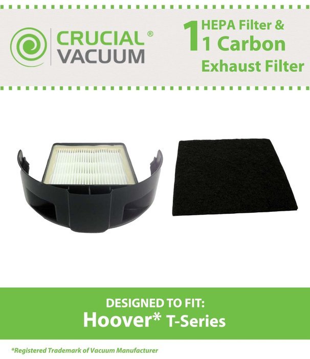 Hoover WindTunnel T-Series 1 HEPA Filter & 1 Carbon Charcoal Filter ...