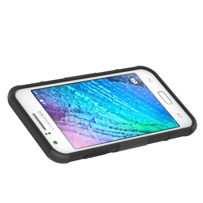 Galaxy J7 Case, HLCT Rugged Shock Proof Dual-Layer PC and Soft Silicone Case With Built-In Kickstand for Samsung... N6