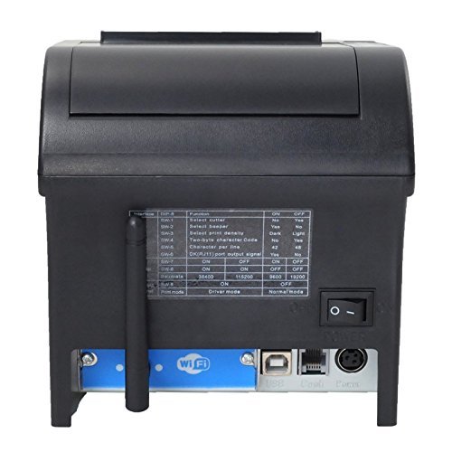 Thermal High Speed Wireless Kitchen/receipt 76mm 80mm Printer with WIFI + USB + Cashbox Interfaces ,Auto Cutter N2