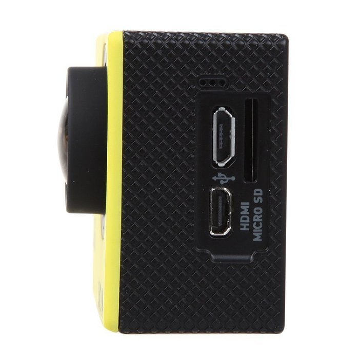 Generic 1080p FHD Action Camera Outdoor Waterproof Car Recorder DVR Cam Wifi (Yellow) N4