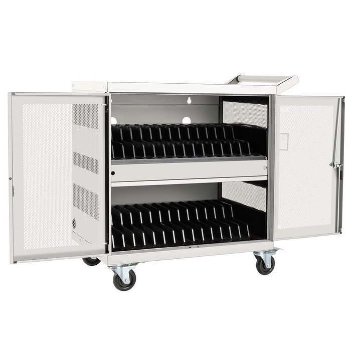 Tripp Lite 16-Port USB Charging Station Cabinet for Tablet, iPad & Android, Charge & Sync, Wall Mount (CS16USB) N49