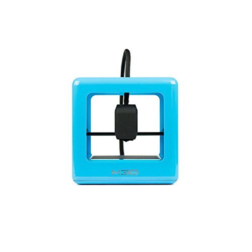 The Micro 3D Printer Bundle - Blue with 4 rolls of PLA filaments, Game Board