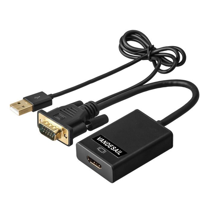 USB HDMI Adapter, VANDESAIL USB 3.0 to HDMI External Video Card Multi Monitor Adapter with Gold Plated for Windows... N53