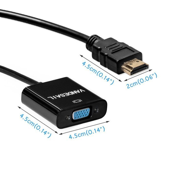 USB HDMI Adapter, VANDESAIL USB 3.0 to HDMI External Video Card Multi Monitor Adapter with Gold Plated for Windows... N57