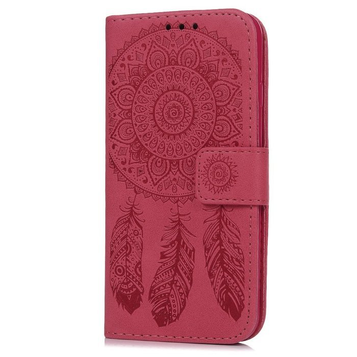 iPhone 7 Case (4.7 inch) - Wallet Folio Flip Embossed Campanula PU Leather Case with Stand Card Slots Slim Fit... N57