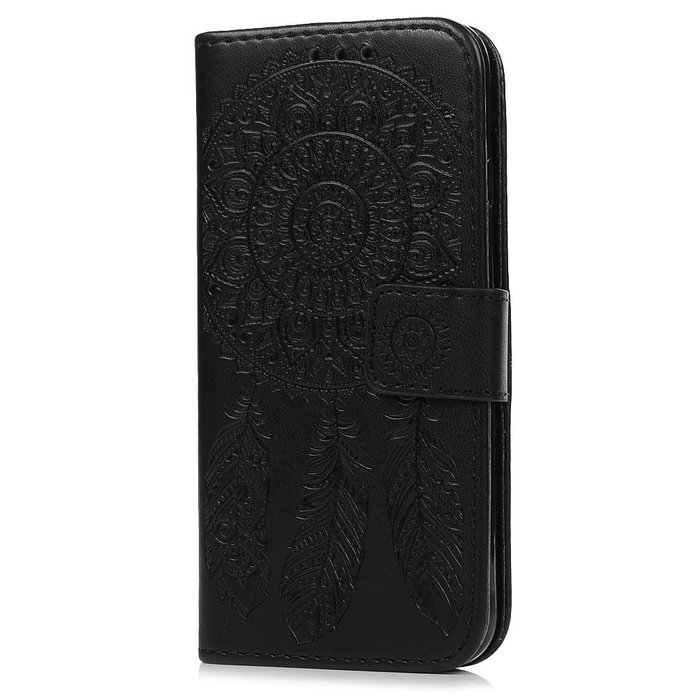 iPhone 7 Case (4.7 inch) - Wallet Folio Flip Embossed Campanula PU Leather Case with Stand Card Slots Slim Fit... N62