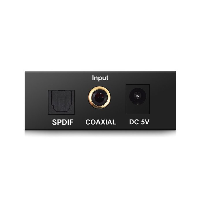 ESYNIC Digital to Analog Audio Converter Digital Optical Coax to Analog RCA Audio Converter DAC Converter with... N3